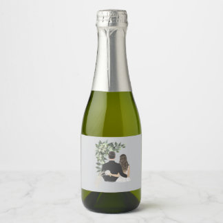 Wedding Sparkling Wine Label