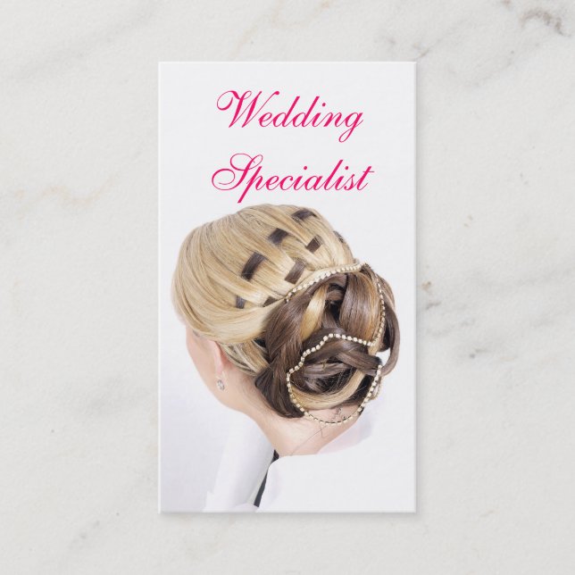 Wedding Specialist Business Card (Front)