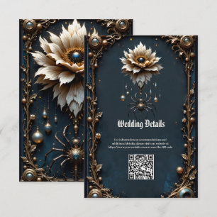 Wedding Spider – Guardian of the Moon Bloom.  Enclosure Card