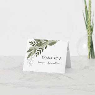 Wedding Sprig Thank You Note Card