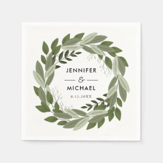 Wedding Sprigs Cocktail Napkins