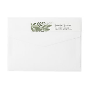 Wedding Sprigs Return Address Label