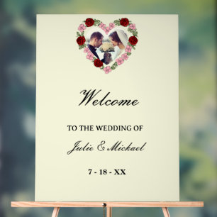 Wedding Stationery - Acrylic Welcome Sign