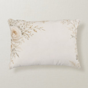 Wedding Stationery with Refined Neutral Details Decorative Cushion