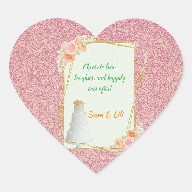 Wedding sticker (Front)