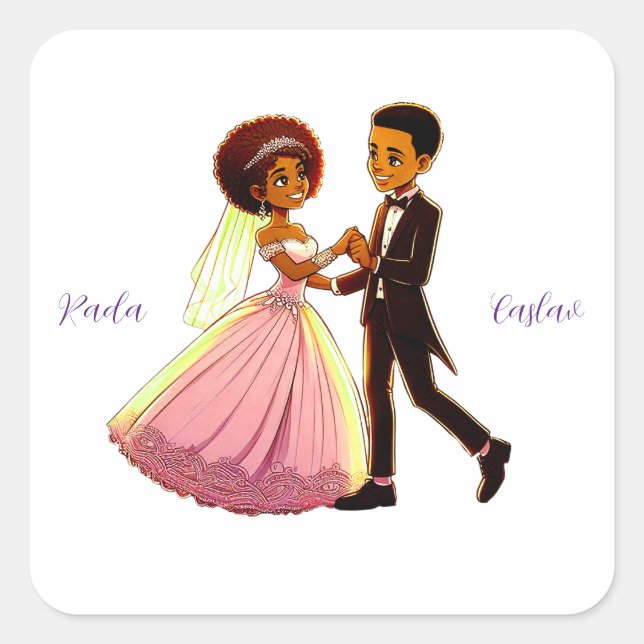 Wedding sticker (Front)