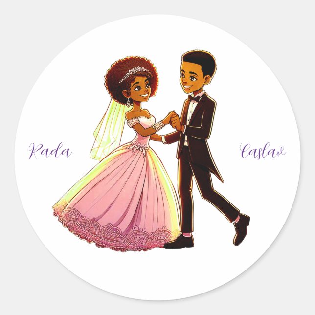 Wedding sticker (Front)