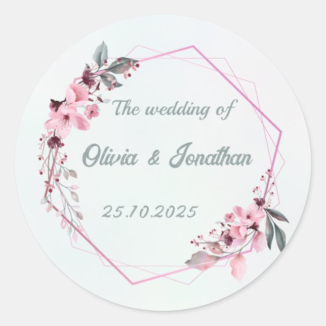 wedding sticker (Front)