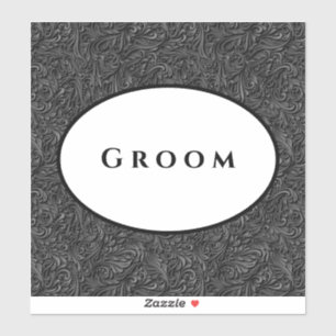 Wedding Sticker Groom