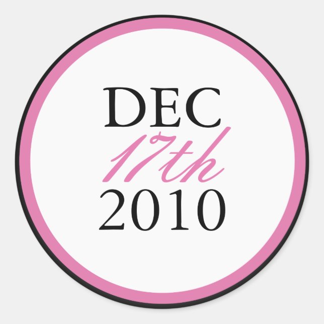 Wedding Stickers (Front)