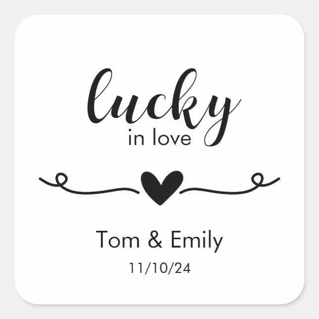 wedding stickers (Front)
