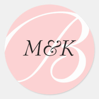 Wedding Stickers| B1 Classic Round Sticker