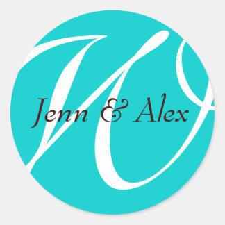 Wedding Stickers| C1 Classic Round Sticker