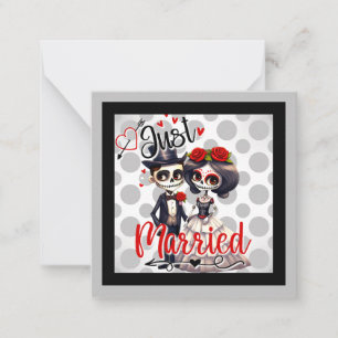 Wedding Sugar Skull Card
