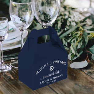 Wedding Survival Kit in Your Wedding Colours Favour Box