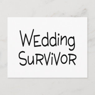 Wedding Survivor Postcard