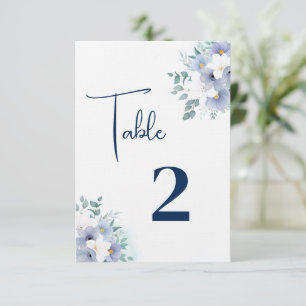 Wedding Table Card-Linen  Thank You Card
