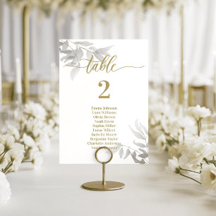 Wedding Table Cards Emerald Green