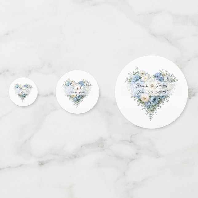 Wedding Table Confetti (Fronts)