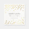 WEDDING TABLE DECOR cute confetti spots gold grey