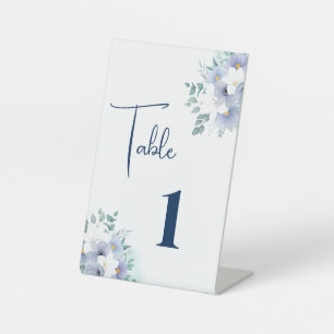 Wedding Table Number Card Pedestal Sign