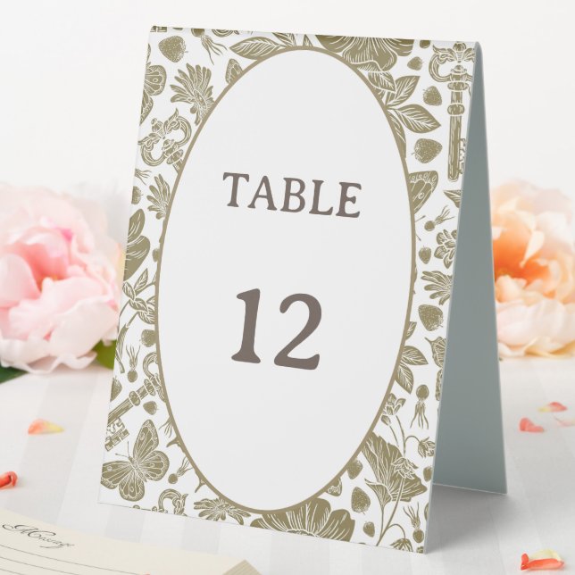 Wedding Table Number Sign  (In SItu (Wedding))