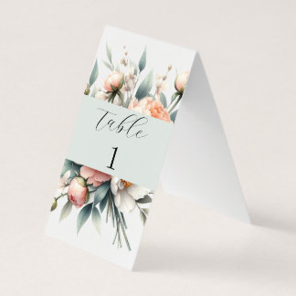 Wedding Table Number Sign