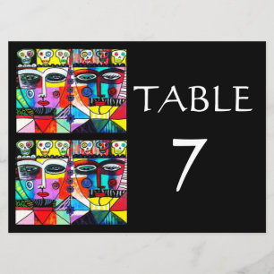 Wedding TABLE NUMBERS - Day Of The Dead
