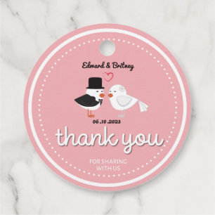 Wedding tag thank you for sharing with us