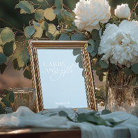Wedding Take a Gifts Sign Script Window Cling