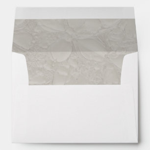 Wedding Taupe Grey Modern Simple Envelope