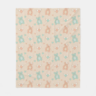 Wedding-teddies Fleece Blanket