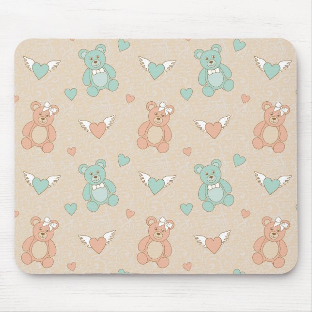 Wedding-teddies Mouse Mat (Front)