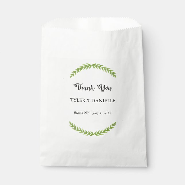 Wedding Thank You Bag (Front)