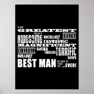 Wedding Thank You Best Men : Greatest Best Man Poster