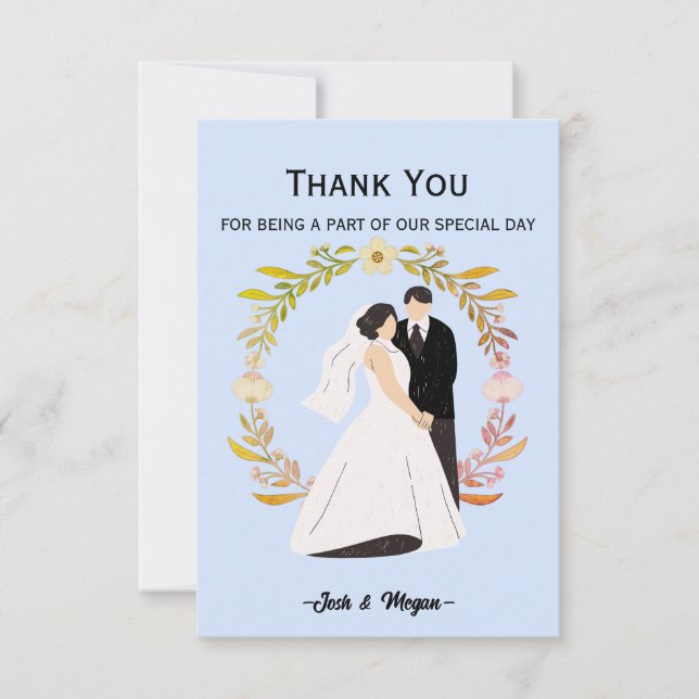 Wedding Thank You Card (Front)
