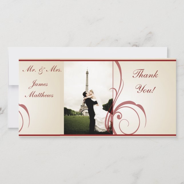 Wedding Thank You Card (Front)