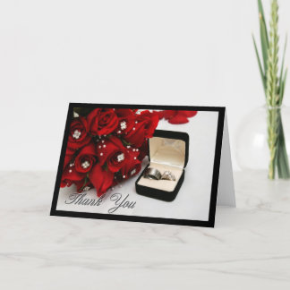 wedding thank you card