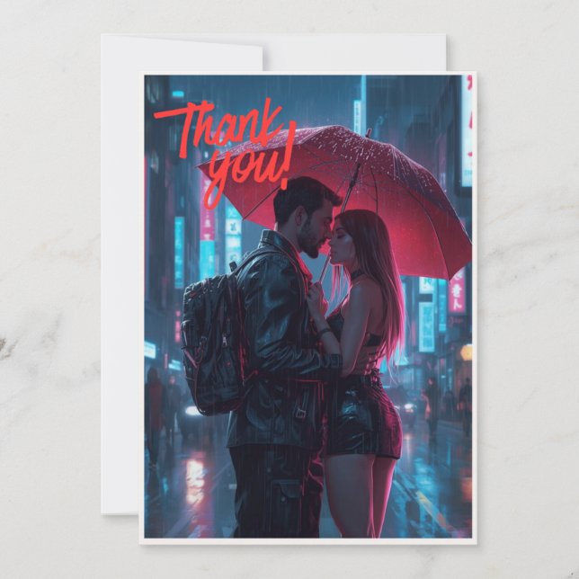 Wedding  thank you card ... (Front)