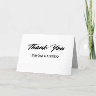 Wedding Thank You Card