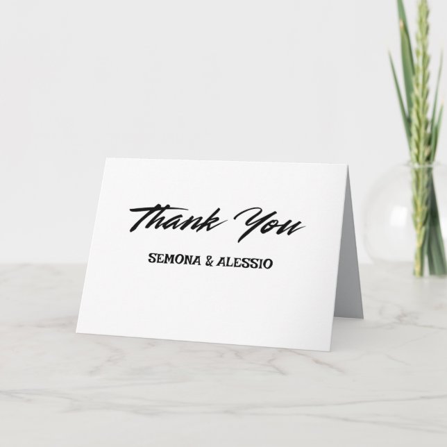 Wedding Thank You Card (Front)