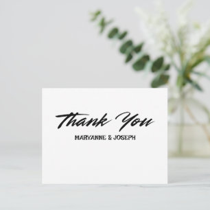 Wedding Thank You Card
