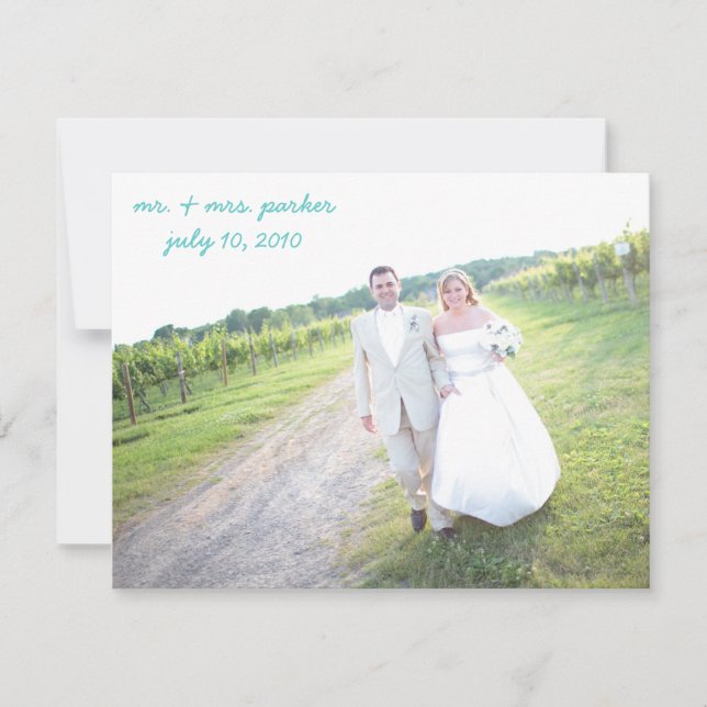 Wedding Thank You Card (Front)