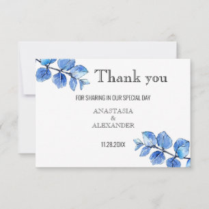 Wedding Thank You Card. Card