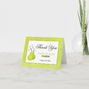 Wedding Thank You Card   Perfect Pair
