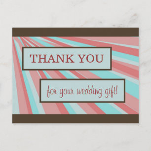 Wedding Thank You Card - Simple