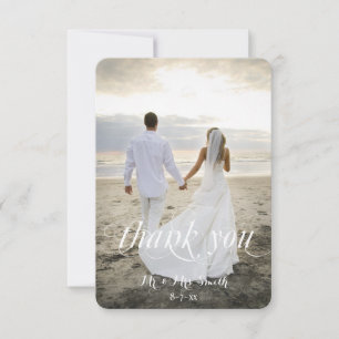 Wedding Thank You Cards, Custom Photo