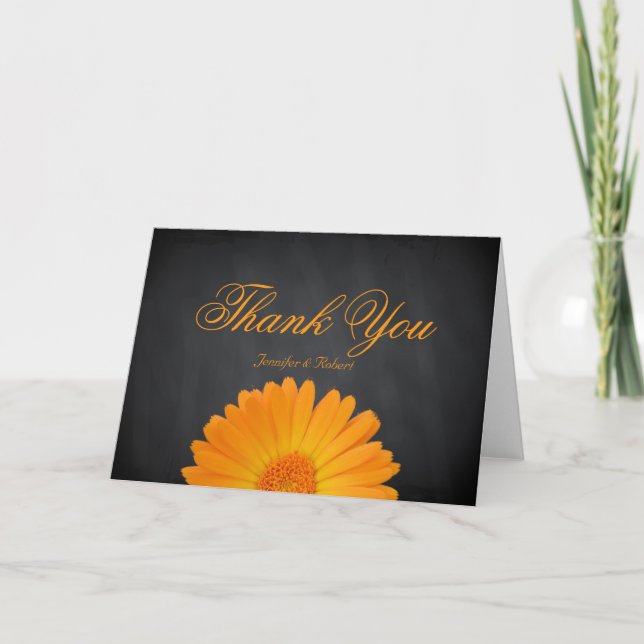 Wedding Thank You Daisy Card (Front)