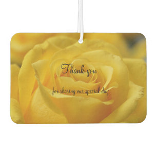 Wedding Thank You Favour Car Air Freshener