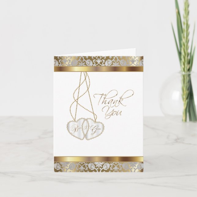 Wedding Thank You From Bride and Groom (Front)